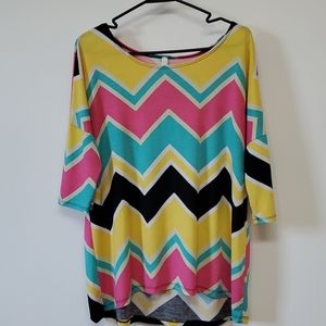 Dia Chevron Blouse L
